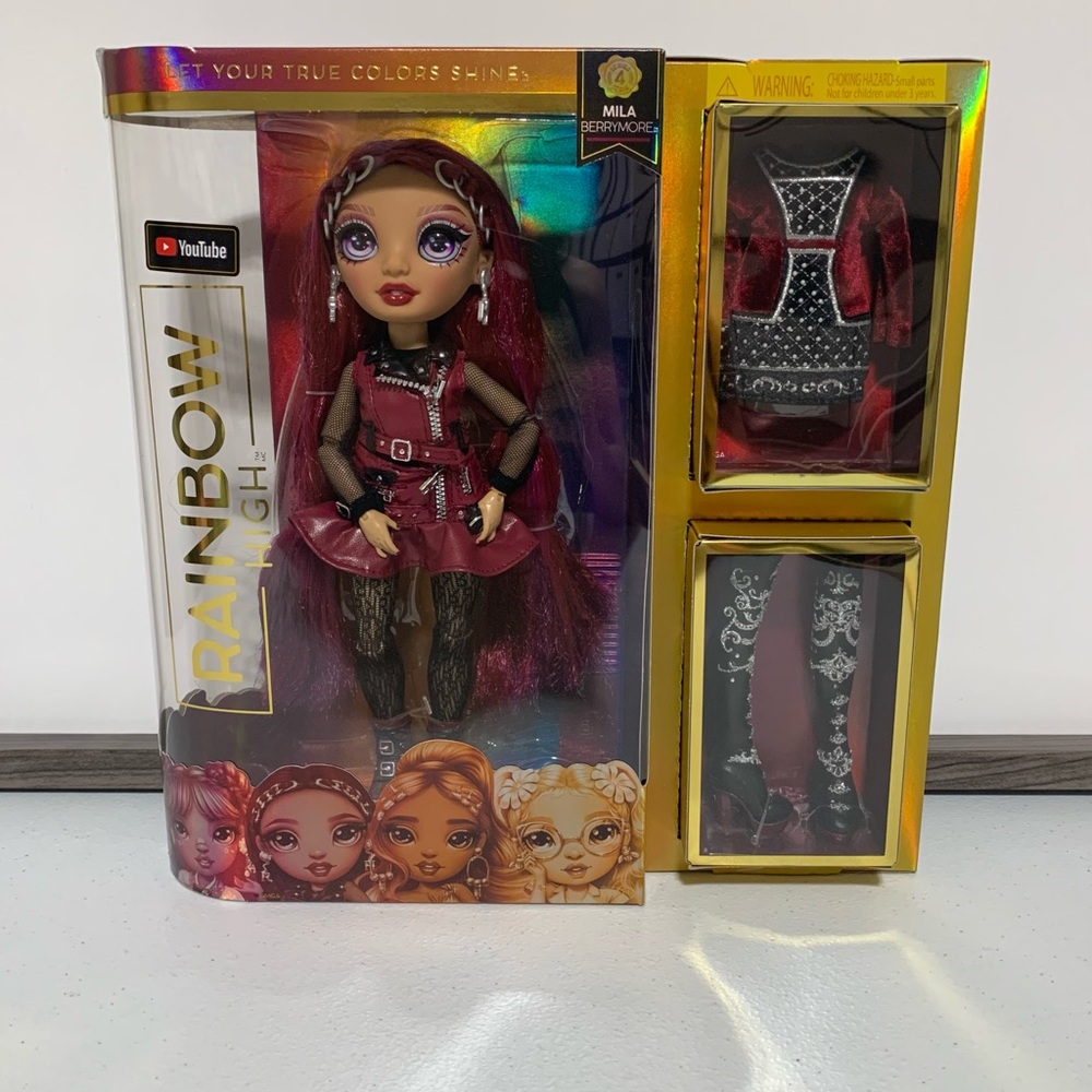 Rainbow High Mila Berrymore Fashion Doll with Accessories-New
